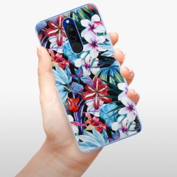 Plastové pouzdro iSaprio - Tropical Flowers 05 - Xiaomi Redmi 8