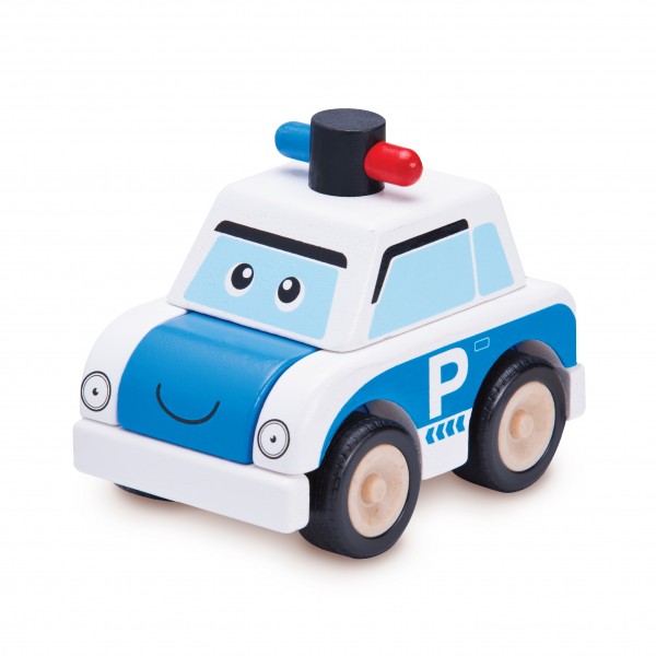 Wonderworld Dřevěné mini policejní auto