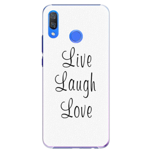 Plastové pouzdro iSaprio - Live Laugh Love - Huawei Y9 2019
