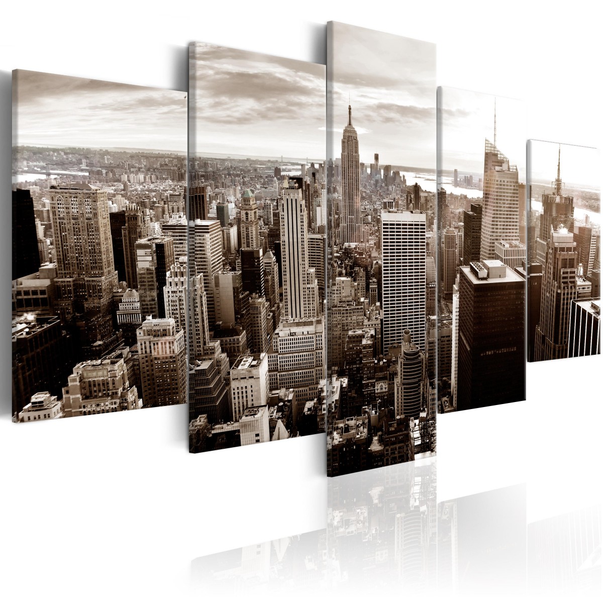 Vícedílný obraz - stylový Manhattan