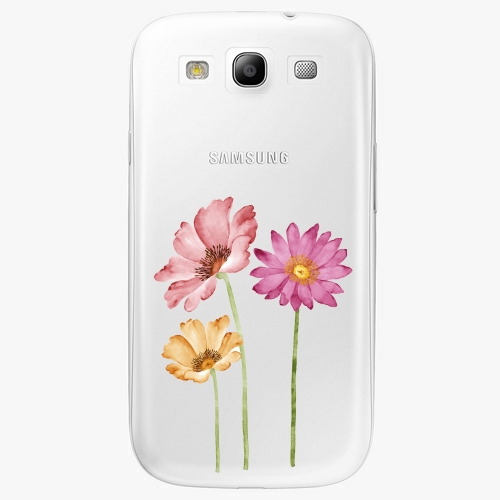 Plastový kryt iSaprio - Three Flowers - Samsung Galaxy S3