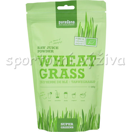 BIO Sup.Gr. Wheat Grass Raw Juice Powder 200g