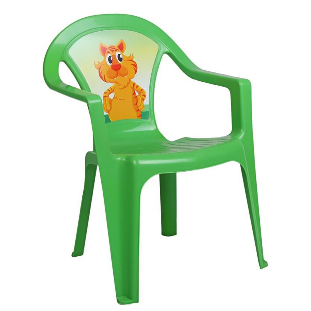 Dětský zahradní nábytek - Plastová židle - zelená