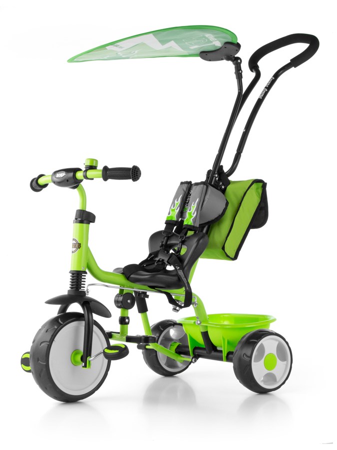 Dětská tříkolka Milly Mally Boby Delux 2015 - green - zelená