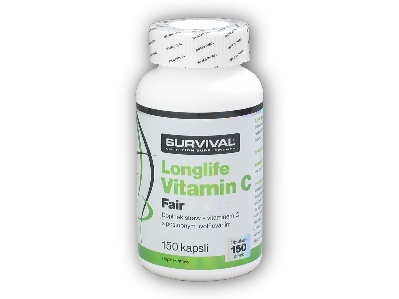 Longlife Vitamin C Fair Power 150 kapslí