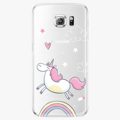 Plastový kryt iSaprio - Unicorn 01 - Samsung Galaxy S6 Edge