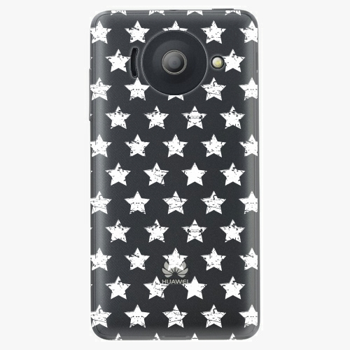 Plastový kryt iSaprio - Stars Pattern - white - Huawei Ascend Y300