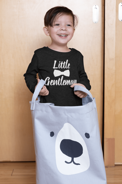 KIDSBEE Chlapecké bavlněné tričko Little Gentleman