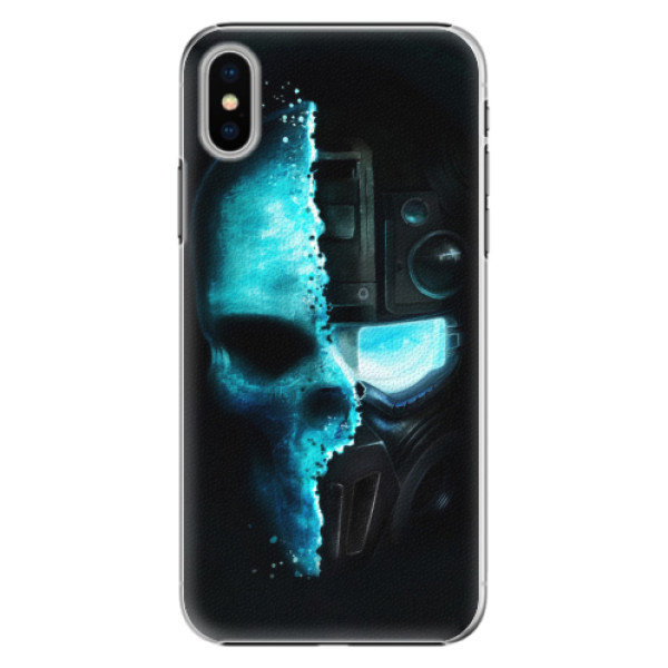 Plastové pouzdro iSaprio - Roboskull - iPhone X