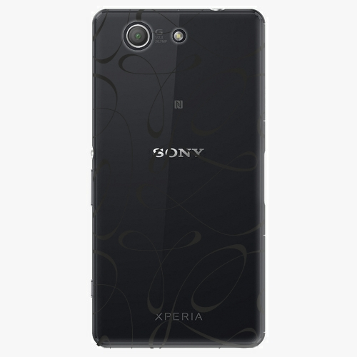 Plastový kryt iSaprio - Fancy - black - Sony Xperia Z3 Compact