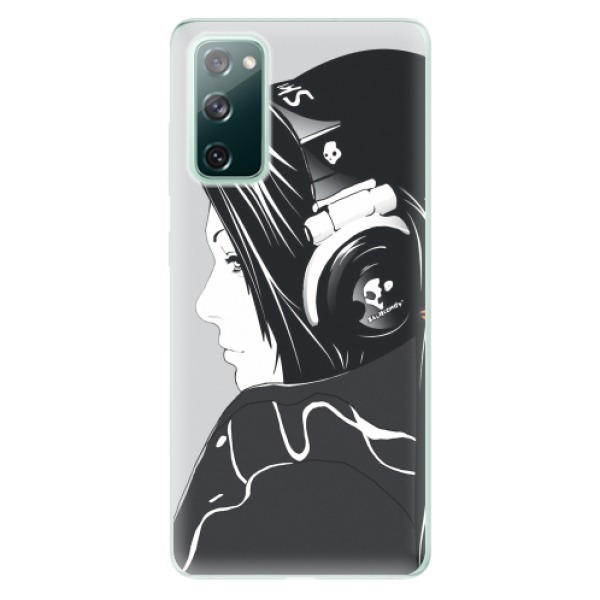Odolné silikonové pouzdro iSaprio - Headphones - Samsung Galaxy S20 FE