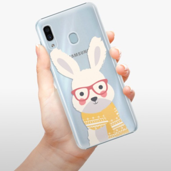 Plastové pouzdro iSaprio - Smart Rabbit - Samsung Galaxy A20