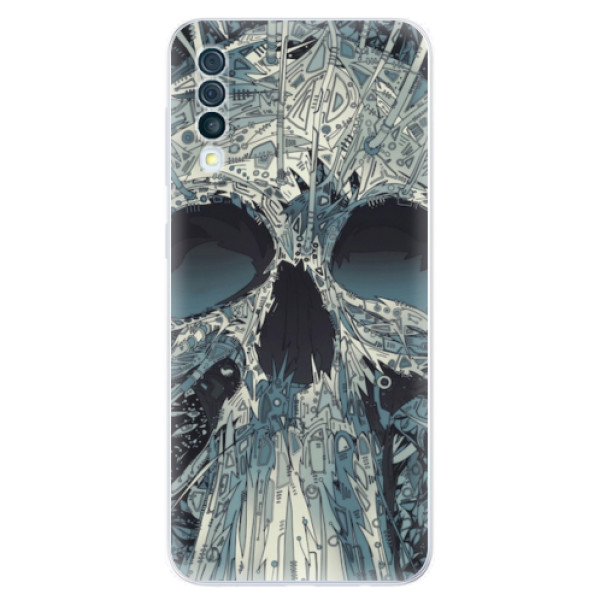 Odolné silikonové pouzdro iSaprio - Abstract Skull - Samsung Galaxy A50