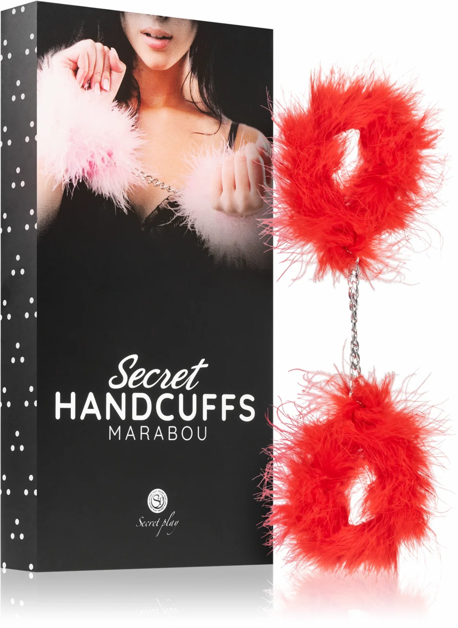 Secret Play Red Marabou Handcuffs