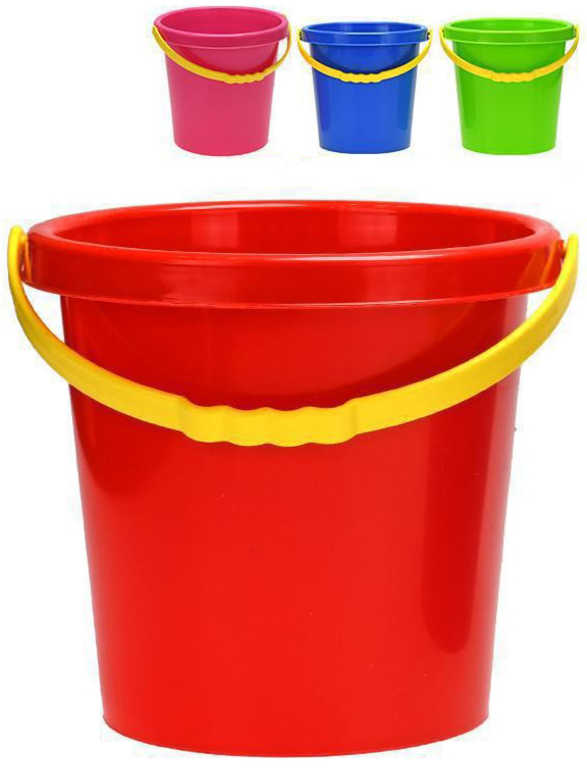 Baby kbelík 17cm kyblíček plastový žluté ouško 4 barvy
