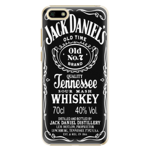 Plastové pouzdro iSaprio - Jack Daniels - Huawei Y5 2018