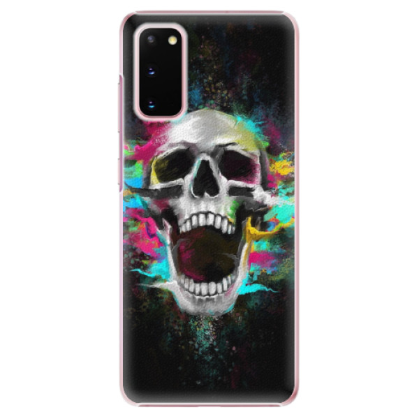 Plastové pouzdro iSaprio - Skull in Colors - Samsung Galaxy S20