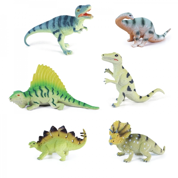 Dinosauři, 6 druhů, 20 - 23 cm