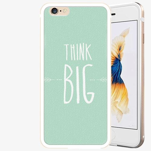 Plastový kryt iSaprio - Think Big - iPhone 6 Plus/6S Plus - Gold