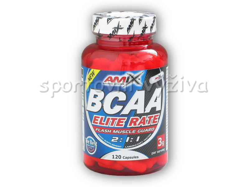 BCAA Elite Rate 120 kapslí akce