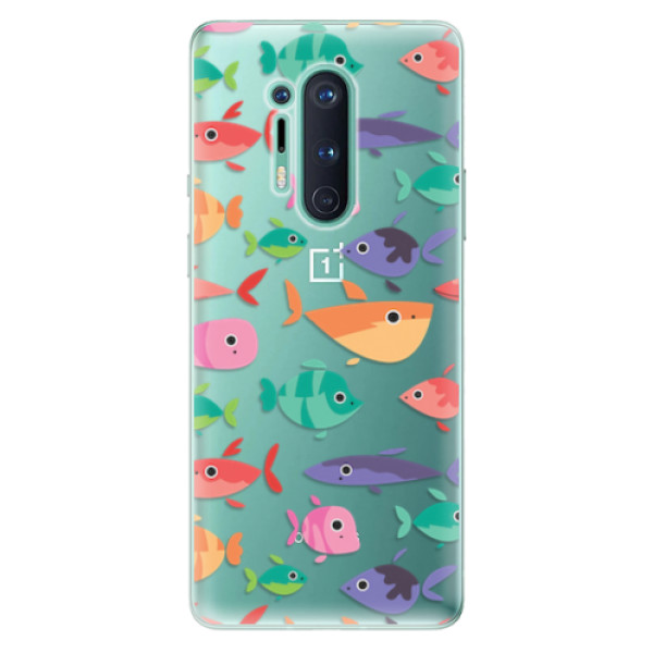 Odolné silikonové pouzdro iSaprio - Fish pattern 01 - OnePlus 8 Pro