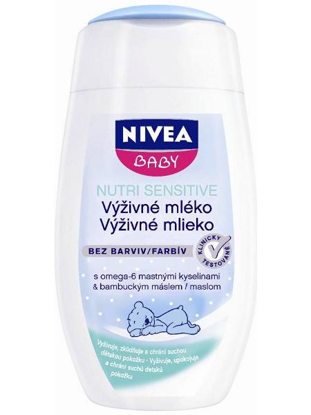 Výživné mléko Nivea Baby Nutri Sensitive - dle obrázku