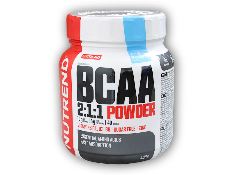 BCAA 2:1:1 Powder - 400g-modra-malina