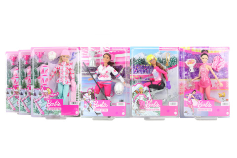Barbie Zimní sporty panenka HCN30