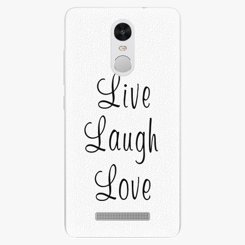 Plastový kryt iSaprio - Live Laugh Love - Xiaomi Redmi Note 3 Pro