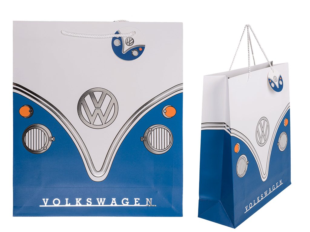 Dárková taška, VW T1 Bus, modrá
