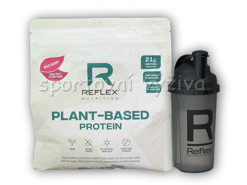 Plant Based Protein 600g + šejkr
