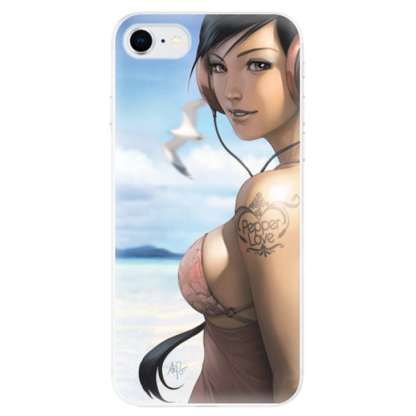 Odolné silikonové pouzdro iSaprio - Girl 02 - iPhone SE 2020