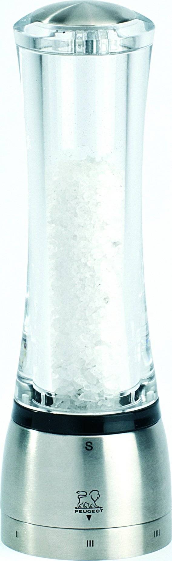25458 PEUGEOT DAMAN mlýnek na sůl 21 cm akryl/nerez