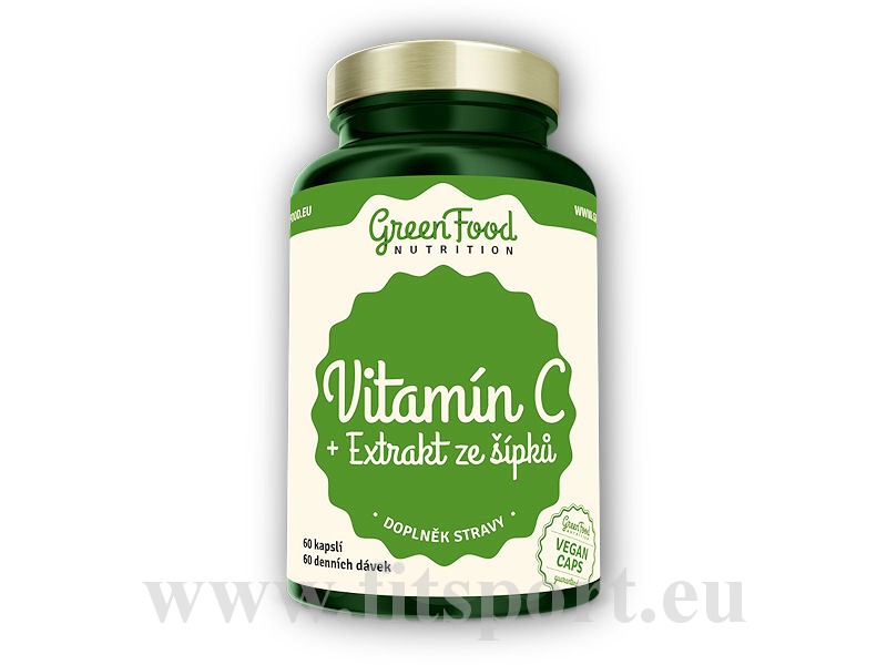 Vitamín C + extrakt z šípků 60 veg.kps.