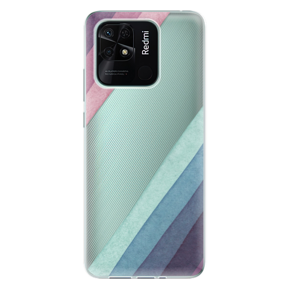 Odolné silikonové pouzdro iSaprio - Glitter Stripes 01 - Xiaomi Redmi 10C