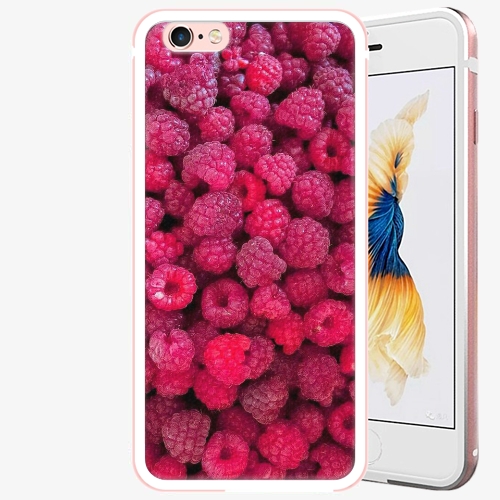 Plastový kryt iSaprio - Raspberry - iPhone 6/6S - Rose Gold