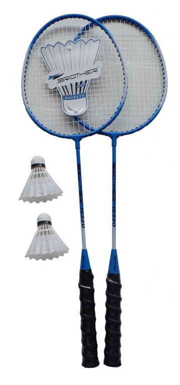 Badmintonová sada - 2 pálky + košíček