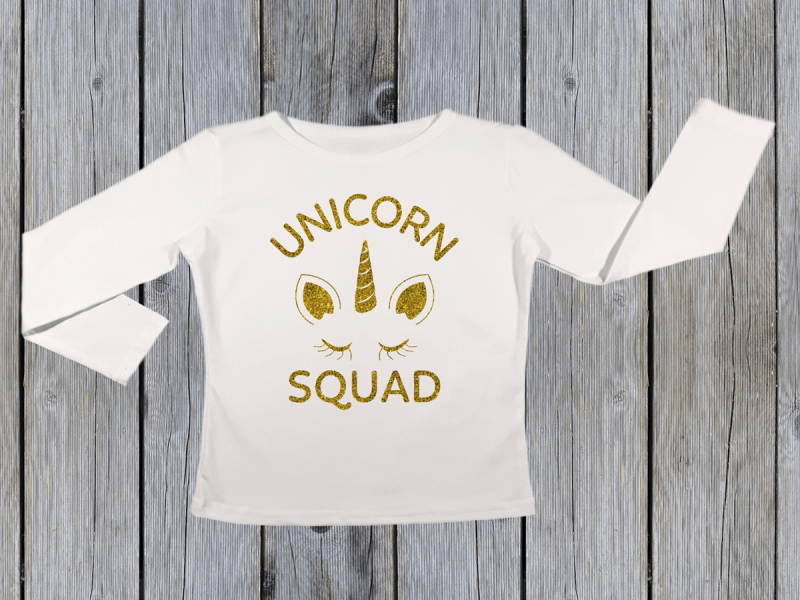 KIDSBEE Dívčí bavlněné tričko Unicorn Squad