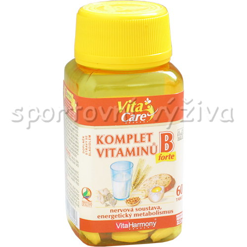 Komplet vitamínů B forte 60 tablet