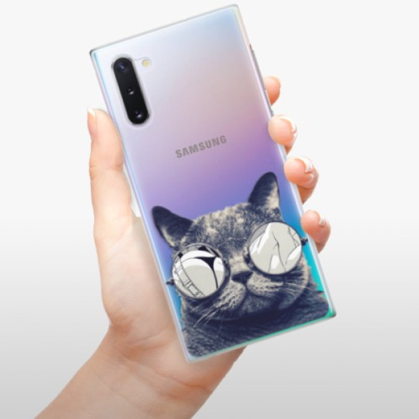 Plastové pouzdro iSaprio - Crazy Cat 01 - Samsung Galaxy Note 10