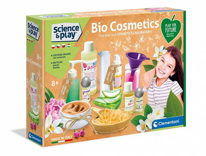 Clementoni Science & Play - Dětská laboratoř BIO - Výroba kosmetiky