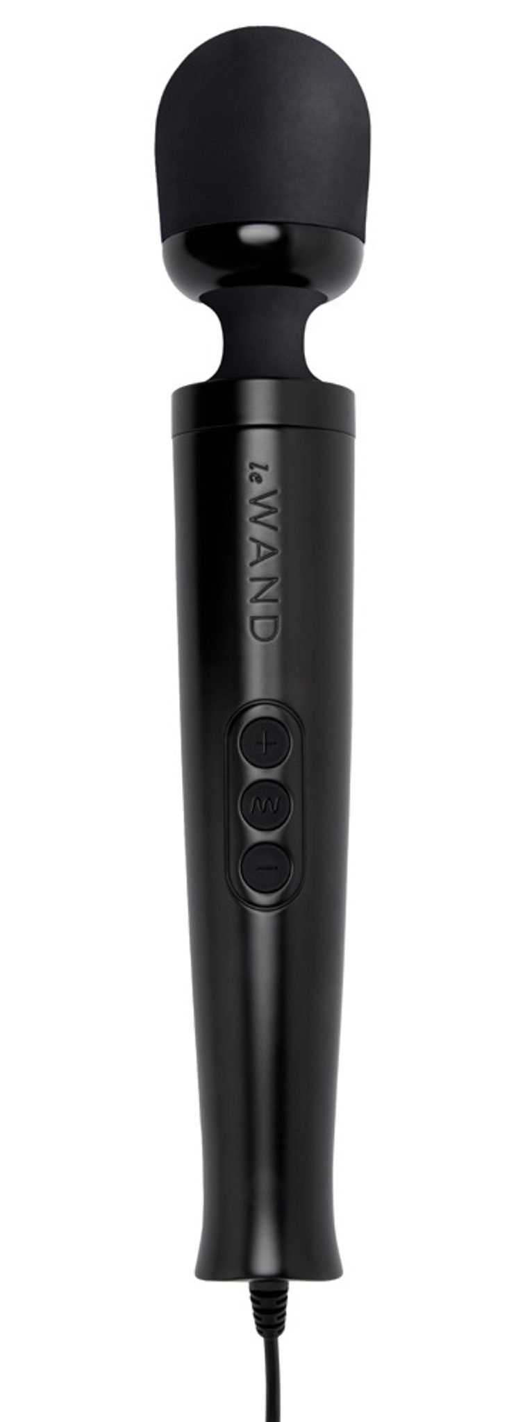 Le Wand Die Cast Plug in Vibrating Massager Black
