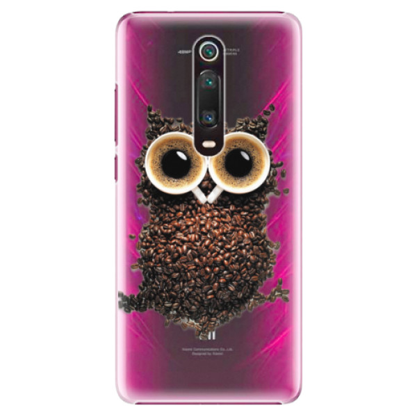 Plastové pouzdro iSaprio - Owl And Coffee - Xiaomi Mi 9T