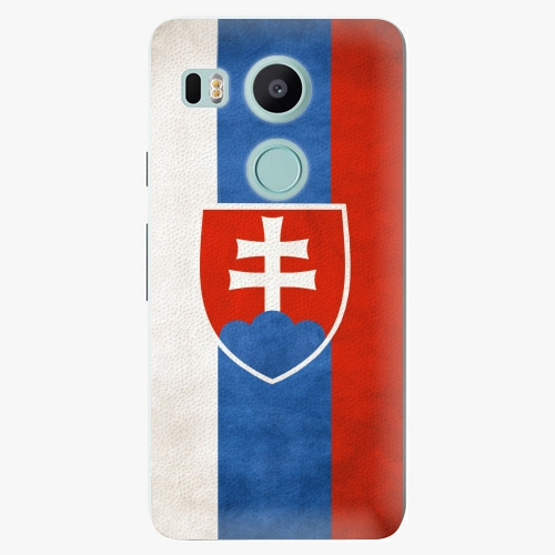 Plastový kryt iSaprio - Slovakia Flag - LG Nexus 5X