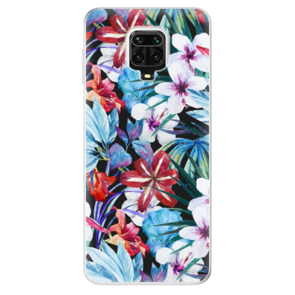 Odolné silikonové pouzdro iSaprio - Tropical Flowers 05 - Xiaomi Redmi Note 9 Pro / Note 9S