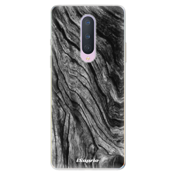 Odolné silikonové pouzdro iSaprio - Burned Wood - OnePlus 8