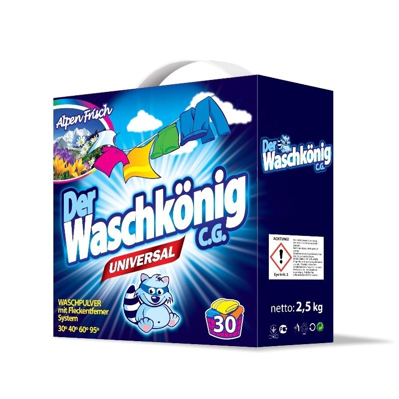 Waschkönig Universal prací prášek 2,5 kg (30 praní)