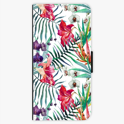 Flipové pouzdro iSaprio - Flower Pattern 03 - Samsung Galaxy S7 Edge
