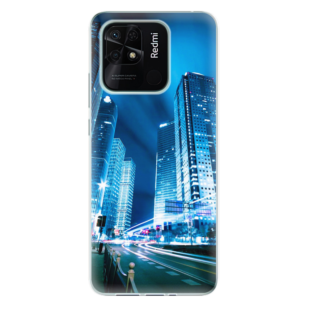 Odolné silikonové pouzdro iSaprio - Night City Blue - Xiaomi Redmi 10C