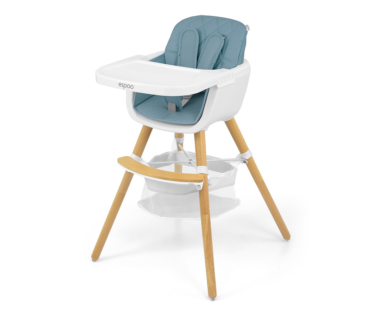 Jídelní židlička Milly Mally 2v1 Espoo - modrá